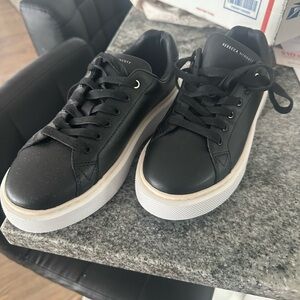 Rebecca Minkoff Black Leather Sneakers